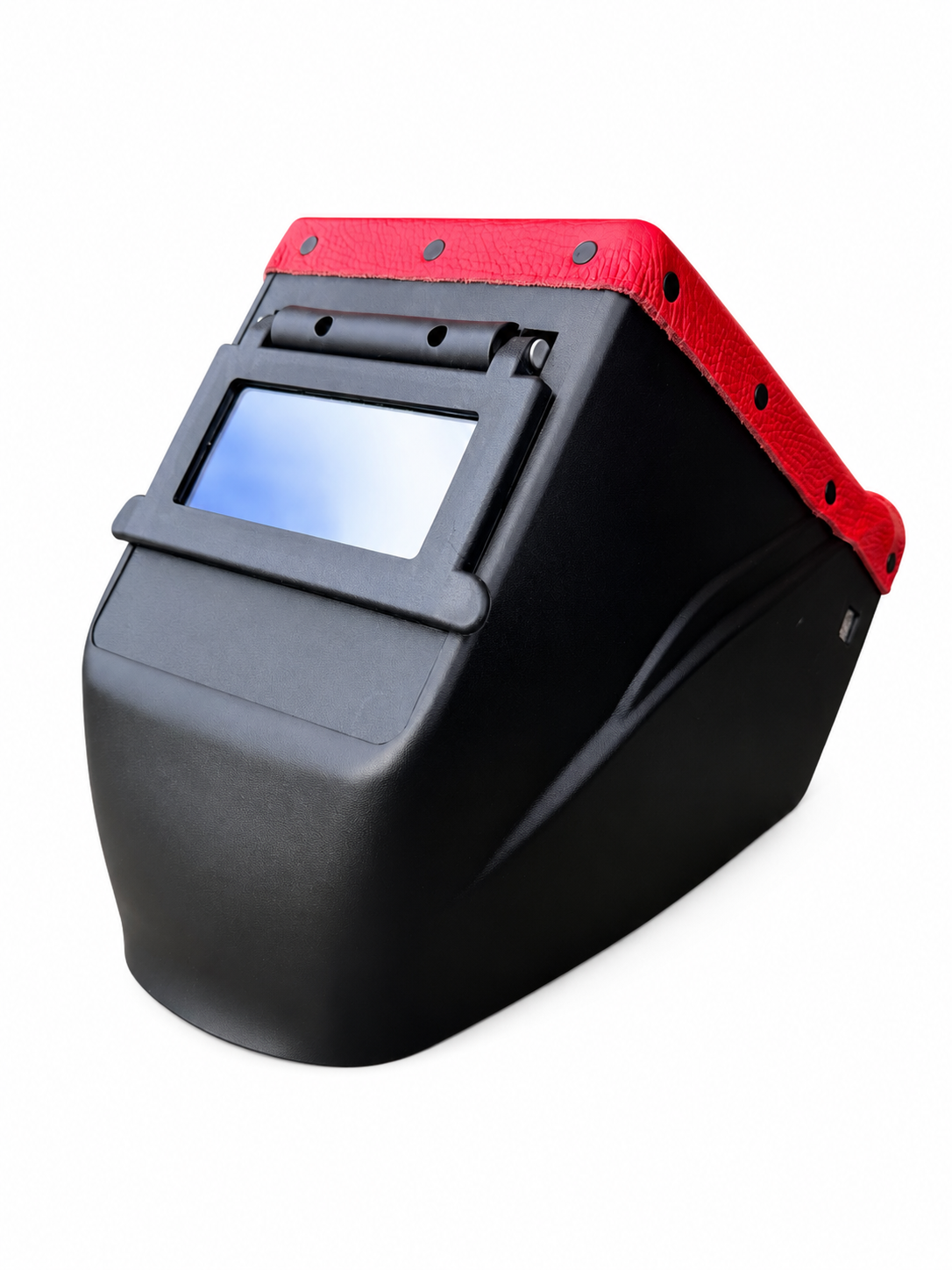 Red Top Hobart welding Helmet