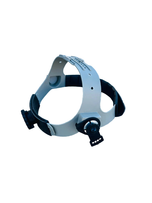 Grey Plastic Fibre-Metal Style Headgear (Ratchet)