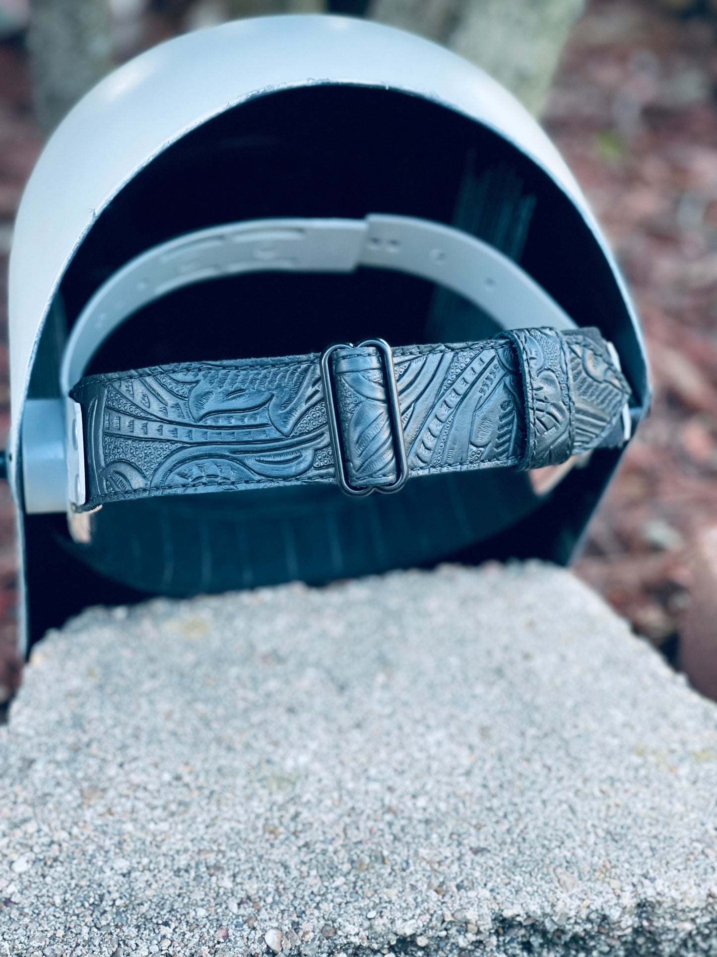 Custom-fit Leather Headgear Strap