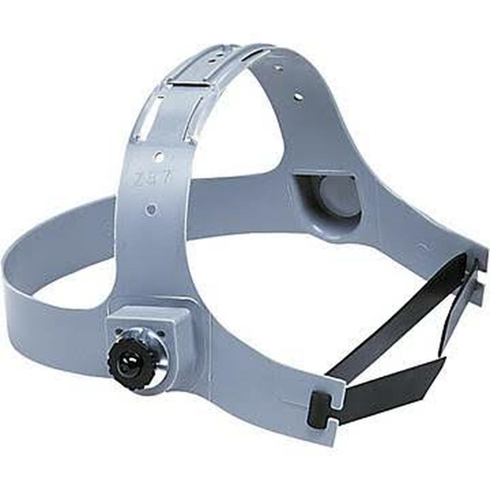 Gray Honeywell Plastic Fibre-Metal Headgear (Elastic)